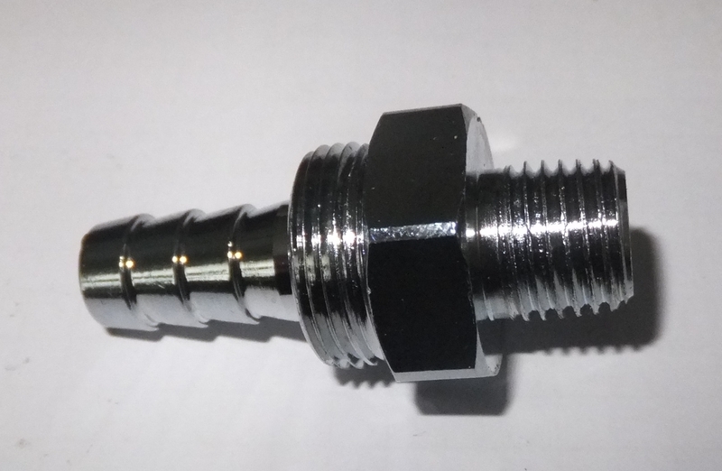 Anschluss Adapter Druckluft Männlich 1/2 10 mm