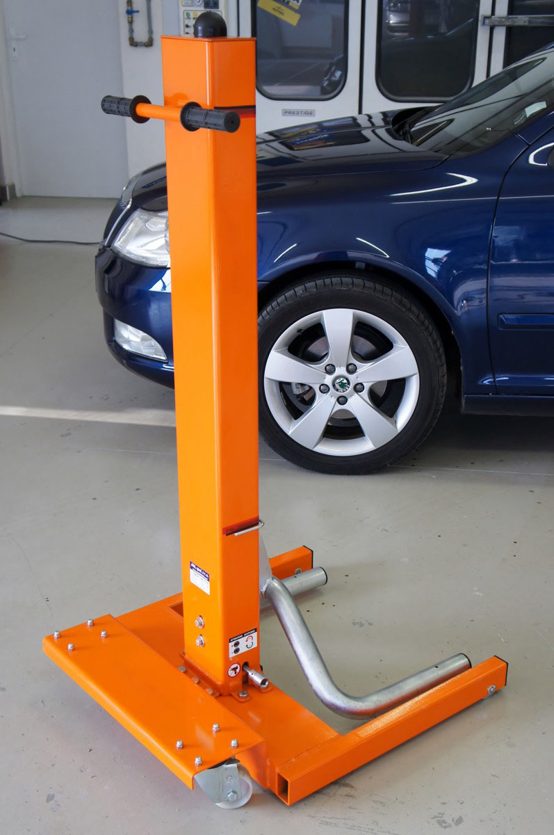 Mobile wheel grab Spengler lift side mechanical mobile lift without d