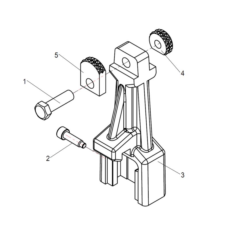 Adaptateur Rallonge ET-56 pouces 140/90 pour machine de montage sur camion RP-U296P (ancienne version, jusqu&agrave; BJ 2019) 1 pc.