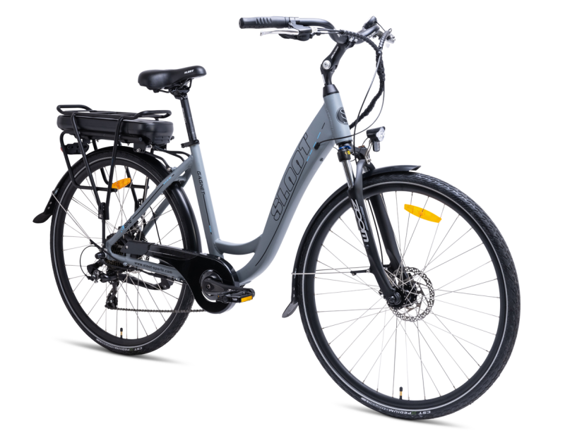 Elektrofahrrad Citybike 700C E-CI1200 Grau