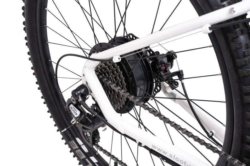 Elektrofahrrad E-MTB Hardtail 27,5&quot; E-HT3000 Weiss 504Wh