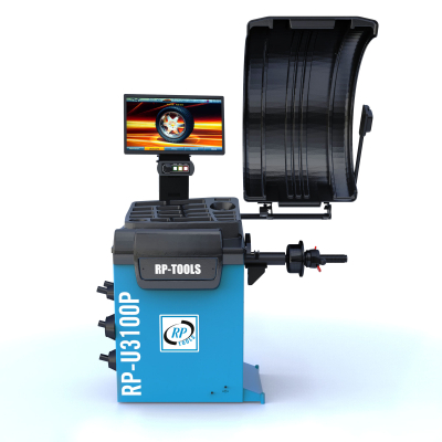 Wheel balancer fully automatic 230V, 10-32 inches with measuring arm rim width and LCD display - RP-U3100P