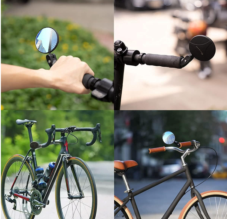 Fahrradspiegel, 1 Paar, 360&deg; verstellbarer Fahrradr&uuml;ckspiegel f&uuml;r Lenker, 18&ndash;22 cm