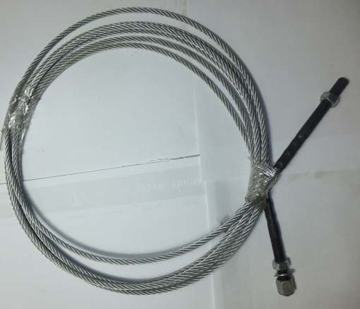 Cordage Câble acier Ø 09,3 mm, L: 08790 mm...