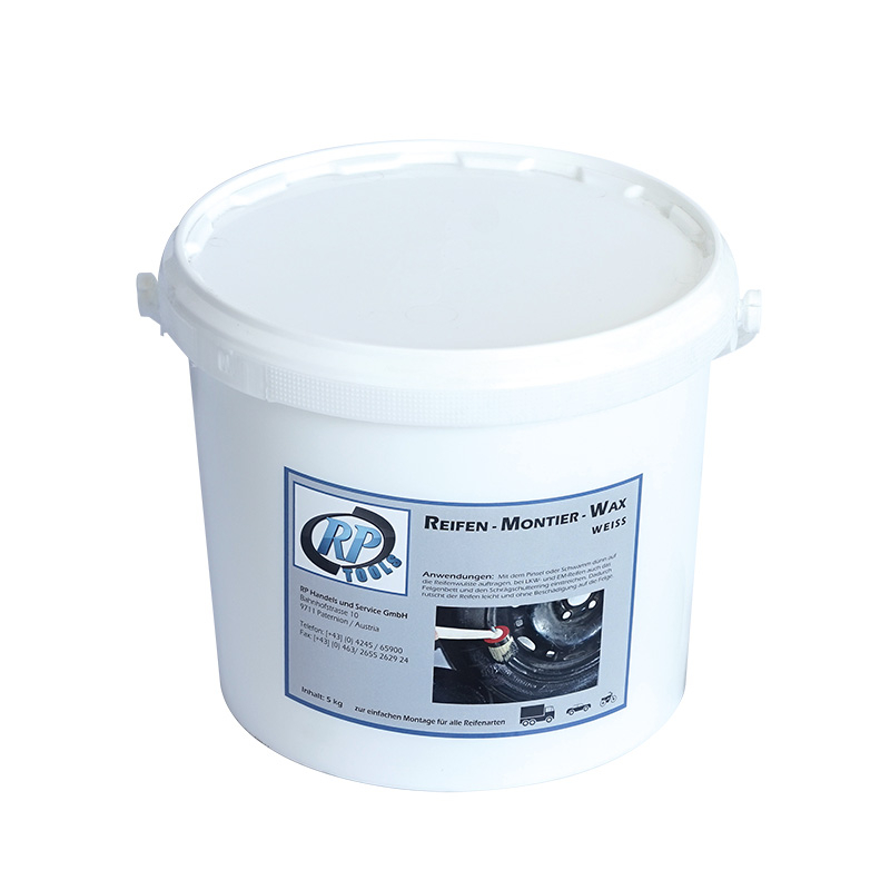 Cire de montage pour pneus, cire de montage, pâte de montage pour pneus, pâte de montage pour pneus blanc 2,5 kg