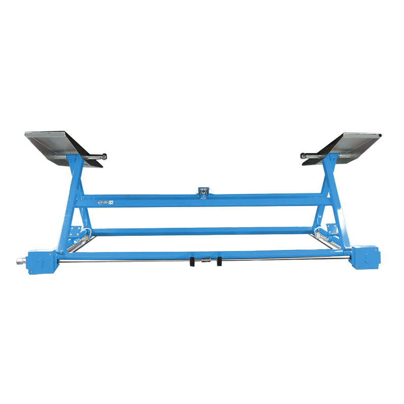 Mobile lifting platform mechanical mobile jack blue