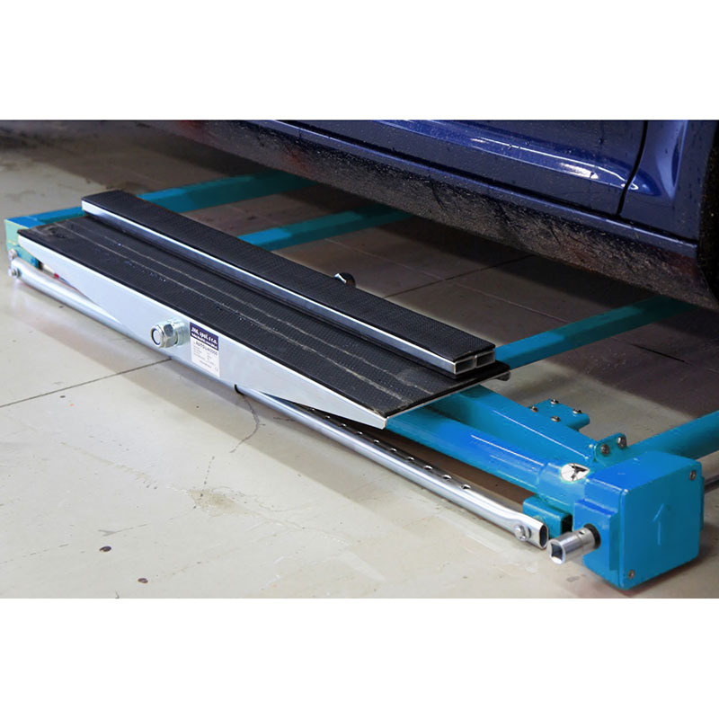 Mobile lifting platform mechanical mobile jack blue