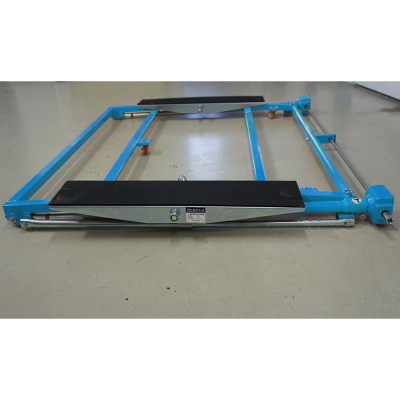 Mobile lifting platform mechanical mobile jack blue